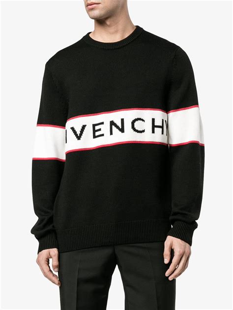 black and white givenchy jumper|givenchy sweatshirts for men.